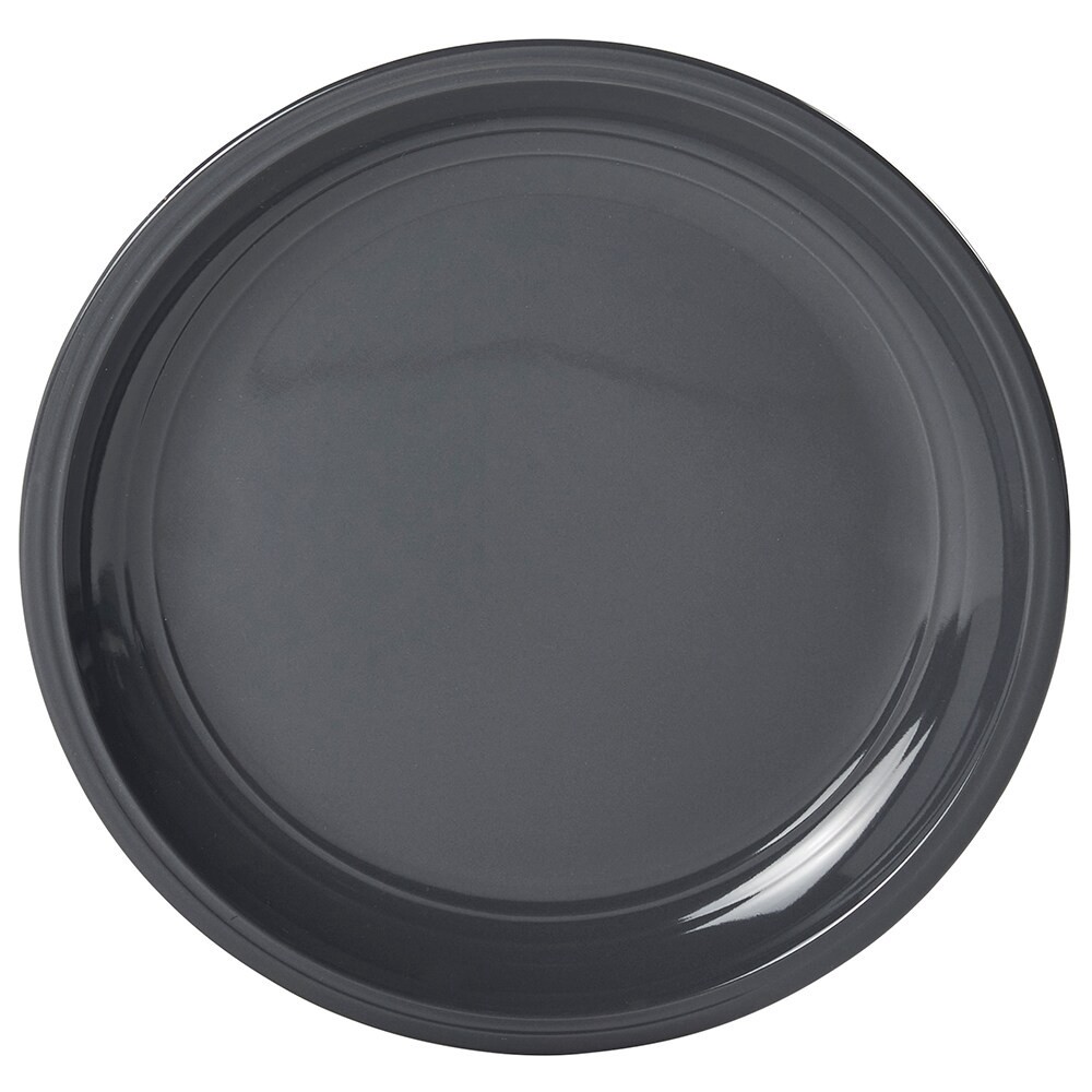 slide 5 of 5, Dash of That Grace Dinnerware Set- Graphite, 12 ct