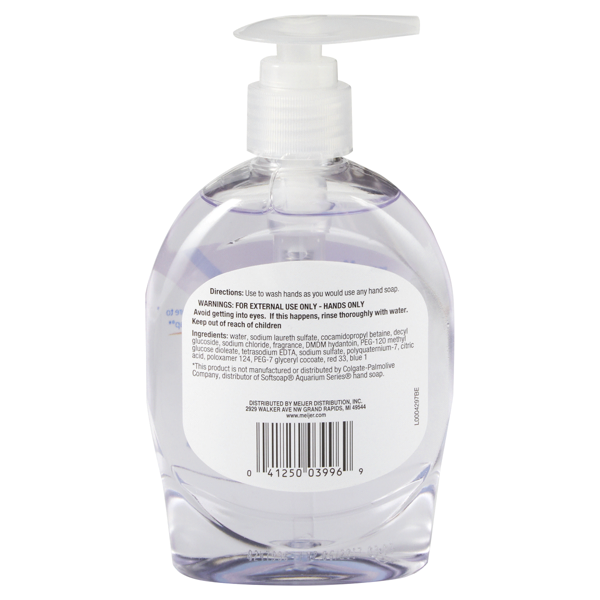 slide 2 of 2, Meijer Clear Hand Soap, 7.5 oz