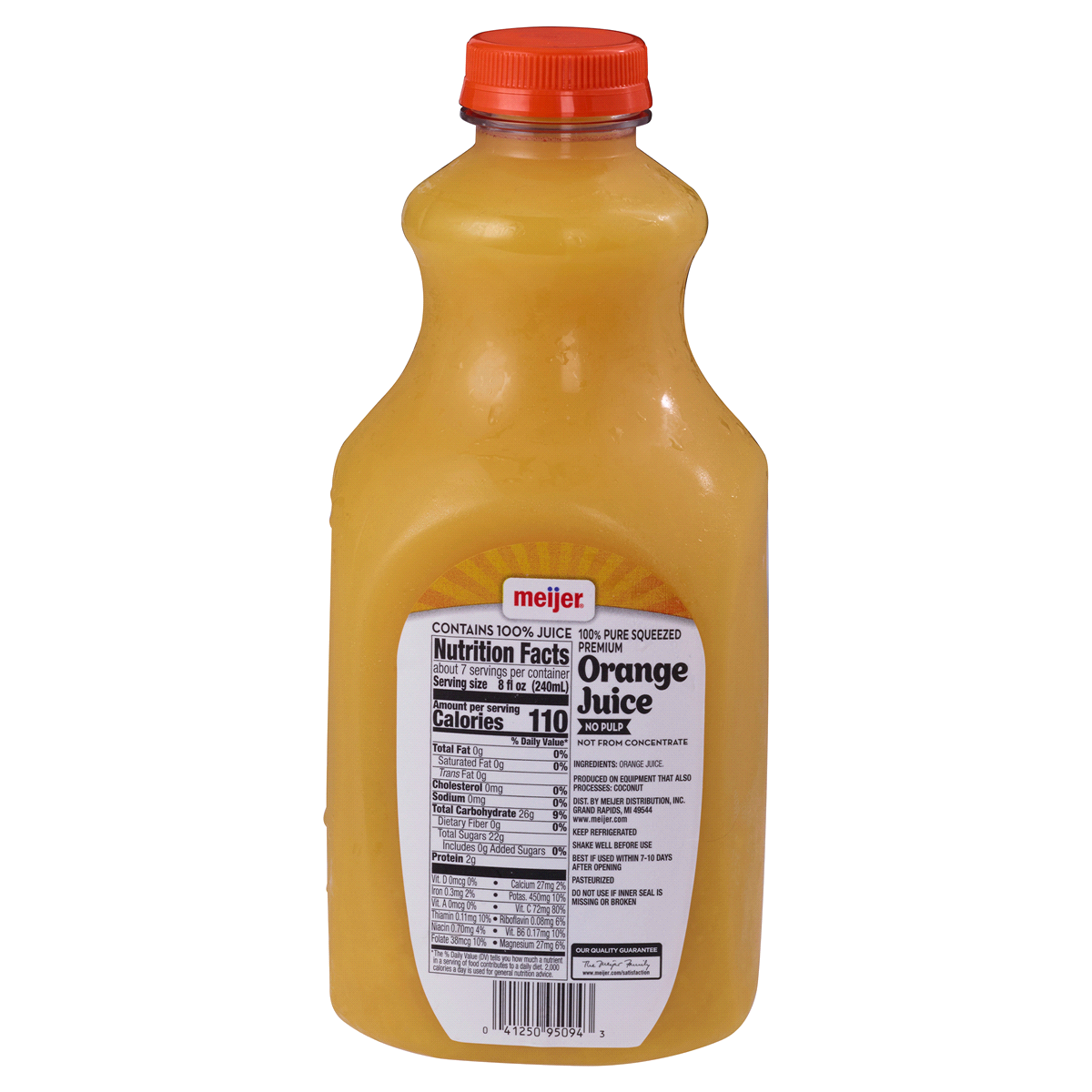 slide 2 of 2, Meijer Orange Juice NFC - 59 fl oz, 59 fl oz