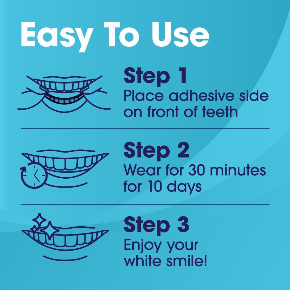 slide 4 of 5, Kroger Wonderfully White Whitening Strips, 10 ct