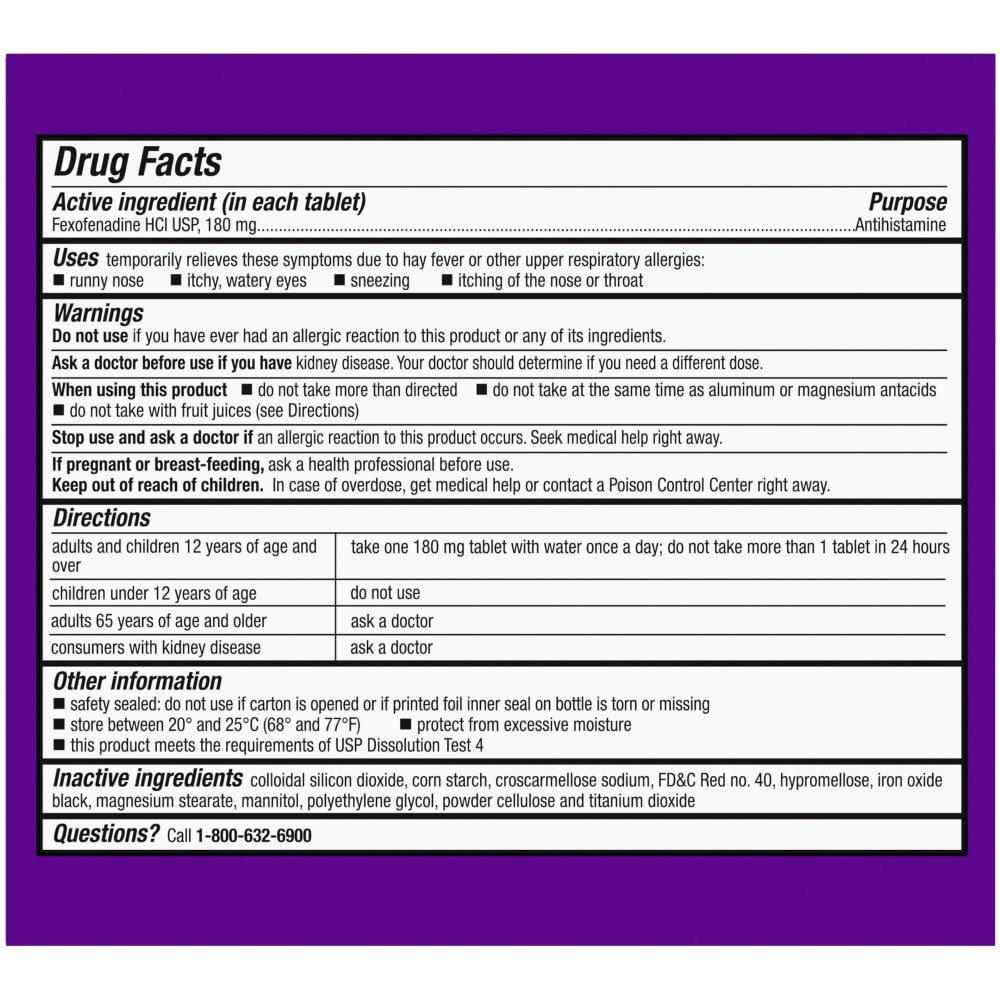 slide 4 of 6, KrogerNon-Drowsy Allergy Relief Tablets, 140 ct