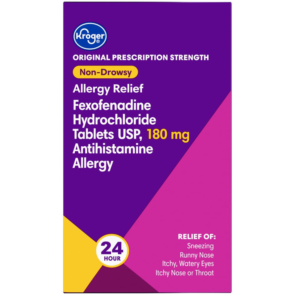 slide 3 of 6, KrogerNon-Drowsy Allergy Relief Tablets, 140 ct