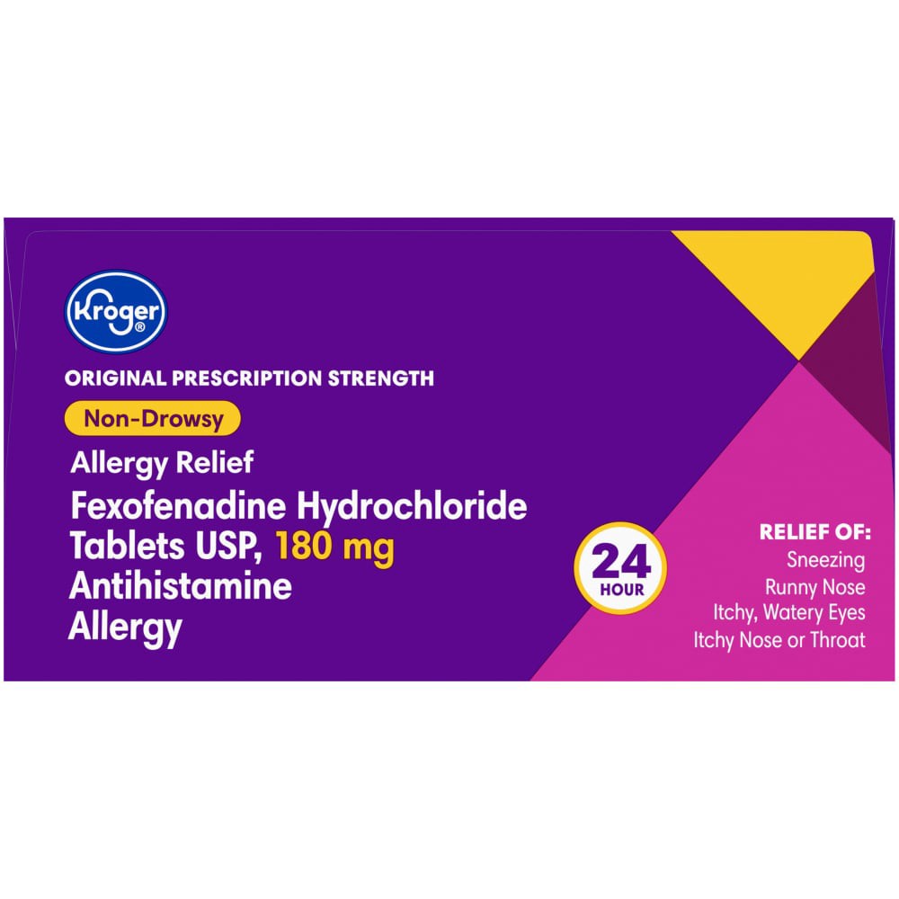 slide 6 of 6, KrogerNon-Drowsy Allergy Relief Tablets, 140 ct