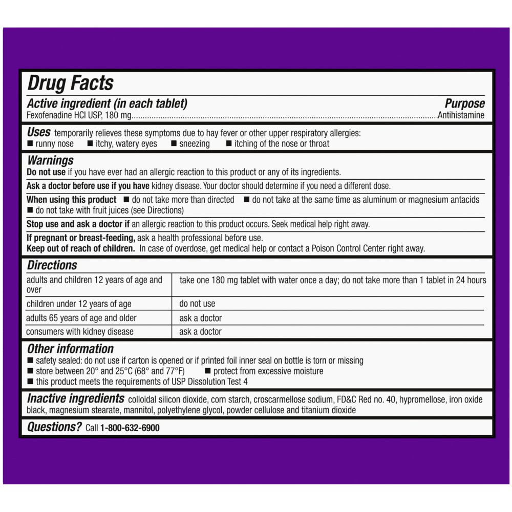 slide 5 of 6, KrogerNon-Drowsy Allergy Relief Tablets, 140 ct