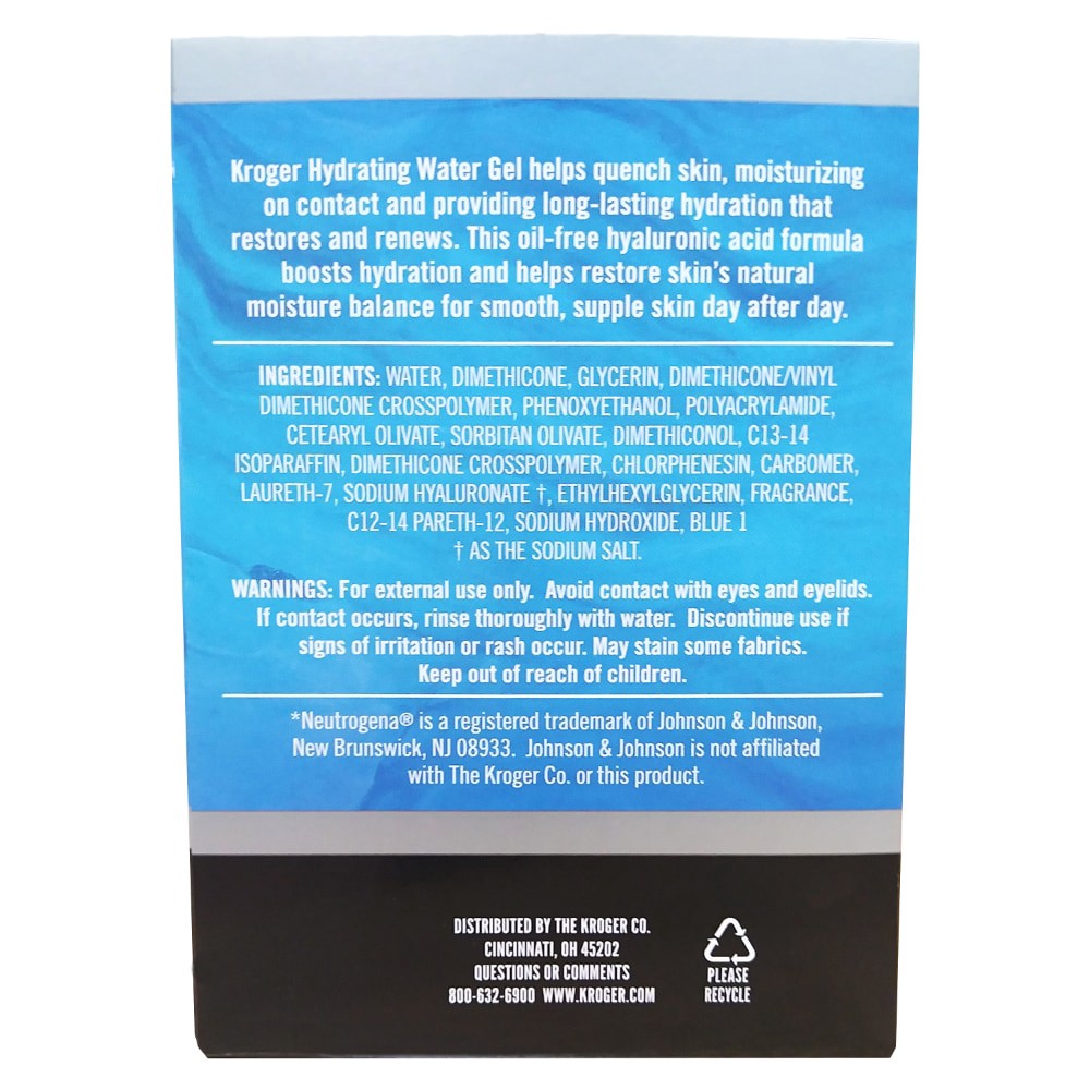 slide 3 of 4, Kroger Hydrating Facial Moisture Water Gel With Long-Lasting Hydration, 1.7 oz