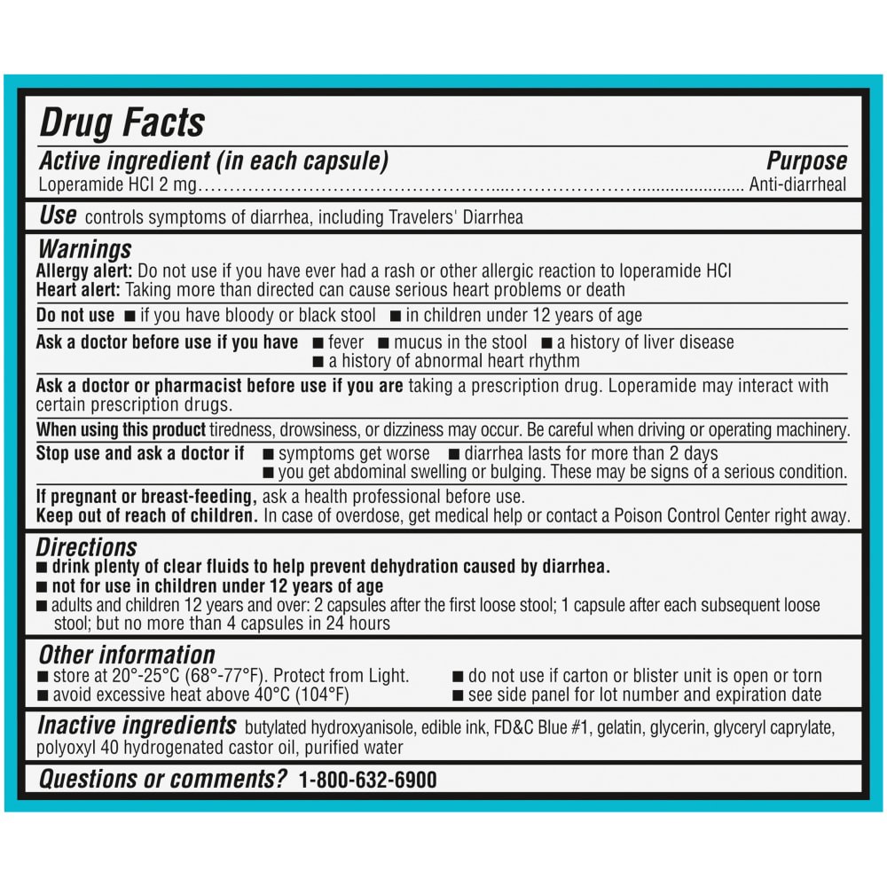 slide 2 of 4, Kroger Antidiarrheal Loperamide Soft Gelatin Capsules, 24 ct