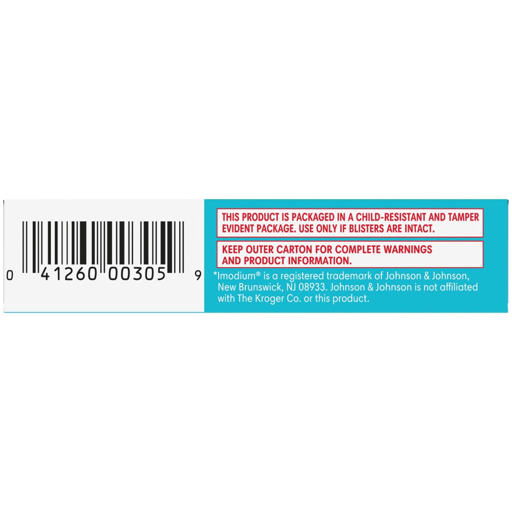 slide 4 of 4, Kroger Antidiarrheal Loperamide Soft Gelatin Capsules, 24 ct