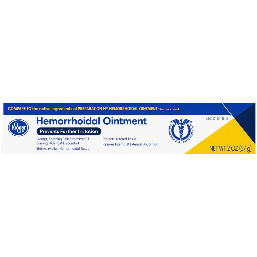 slide 2 of 3, Kroger Hemorrhoidal Ointment, 2 oz