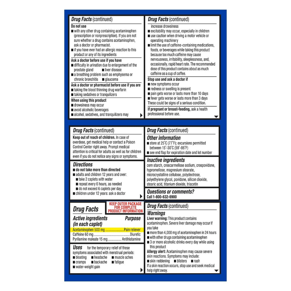 slide 3 of 5, Kroger Maximum Strength Menstrual Complete Pain Reliever Caplets, 40 ct