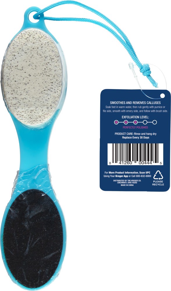 slide 2 of 2, Pretty Savvy Exfoliating 4-Way Foot Tool, 1 ct