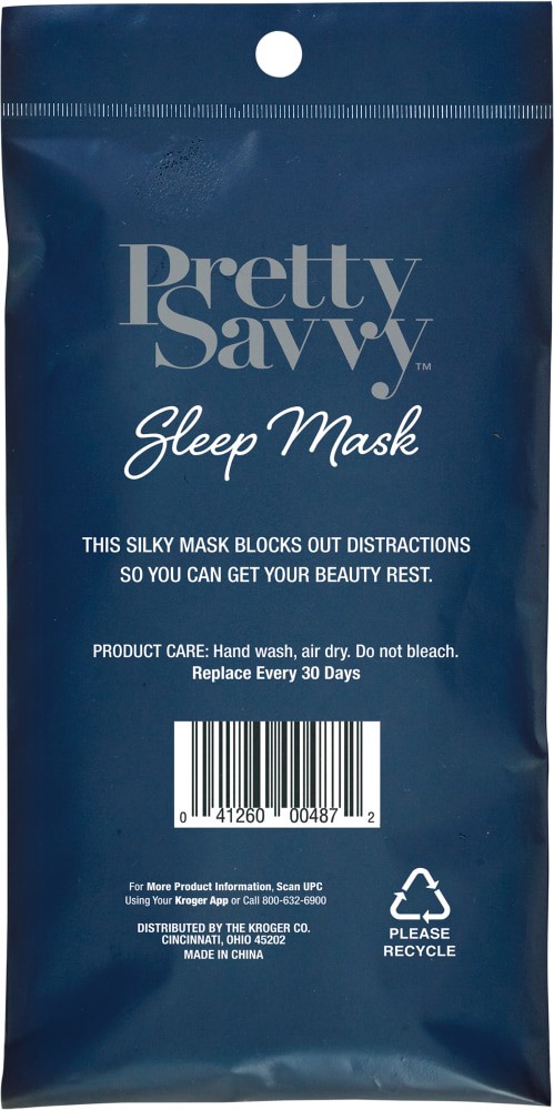 slide 2 of 2, Pretty Savvy Sleep Mask, 1 ct