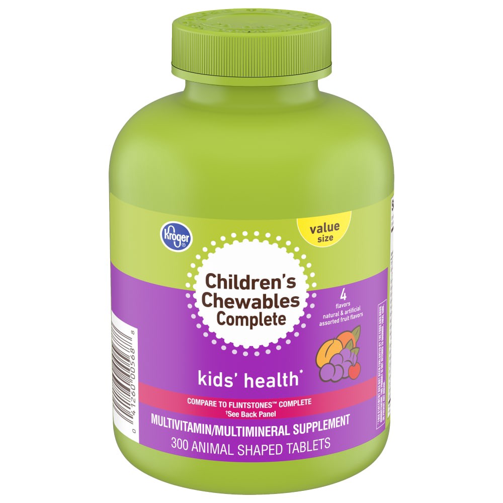 slide 2 of 2, Kroger Children's Complete Multivitamins, 300 ct