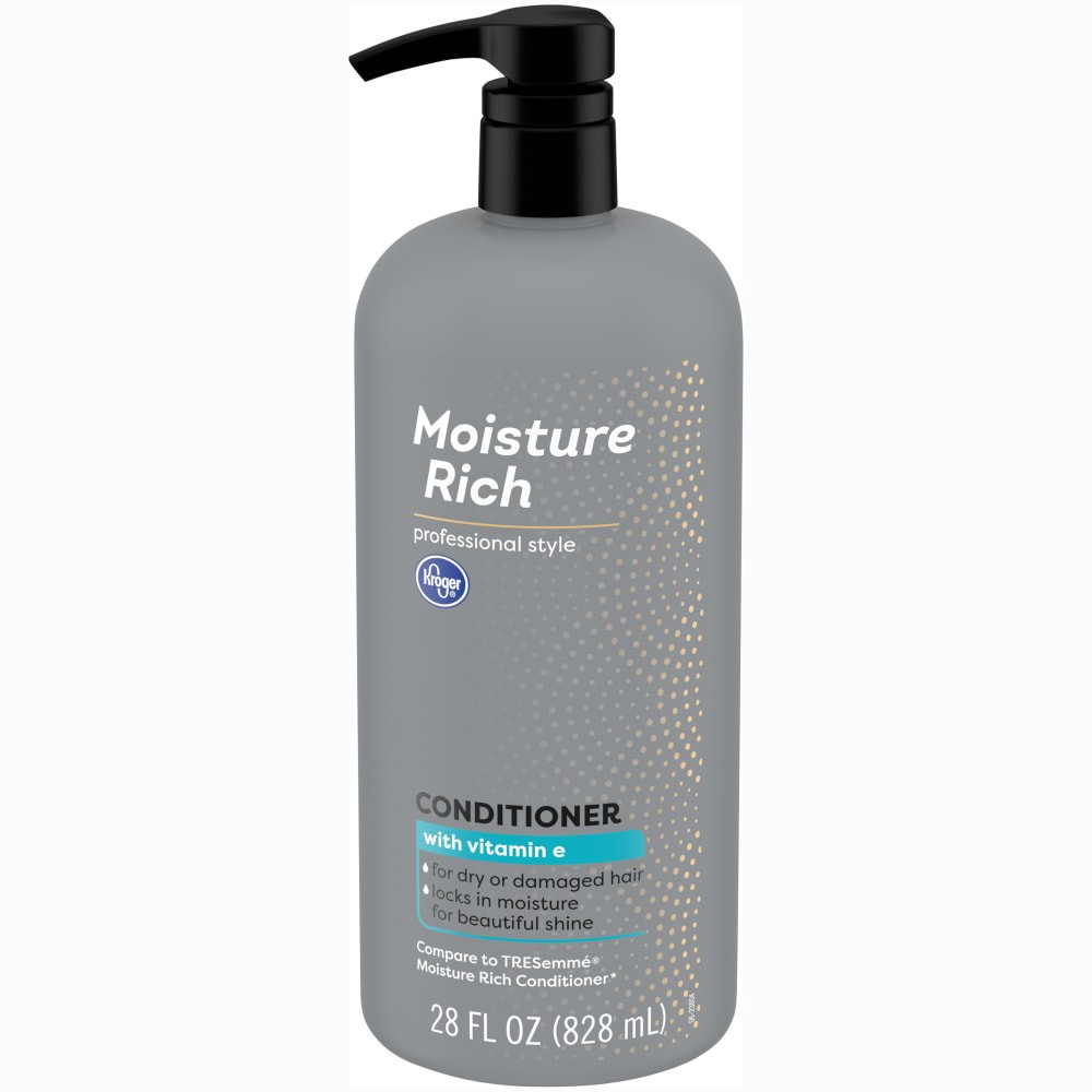 slide 3 of 3, Kroger Moisture Rich Conditioner, 28 fl oz