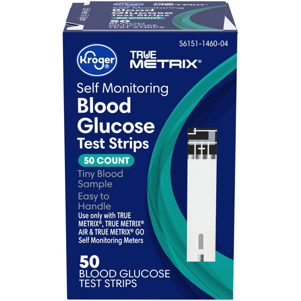slide 2 of 3, Kroger True Metrix Test Strips, 50 ct