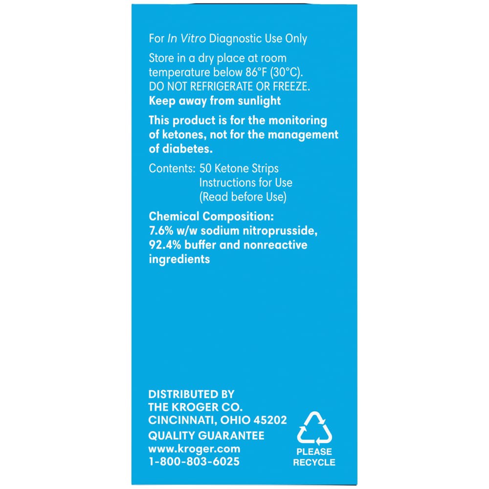 slide 2 of 2, Kroger Ketone Test Strips, 50 ct