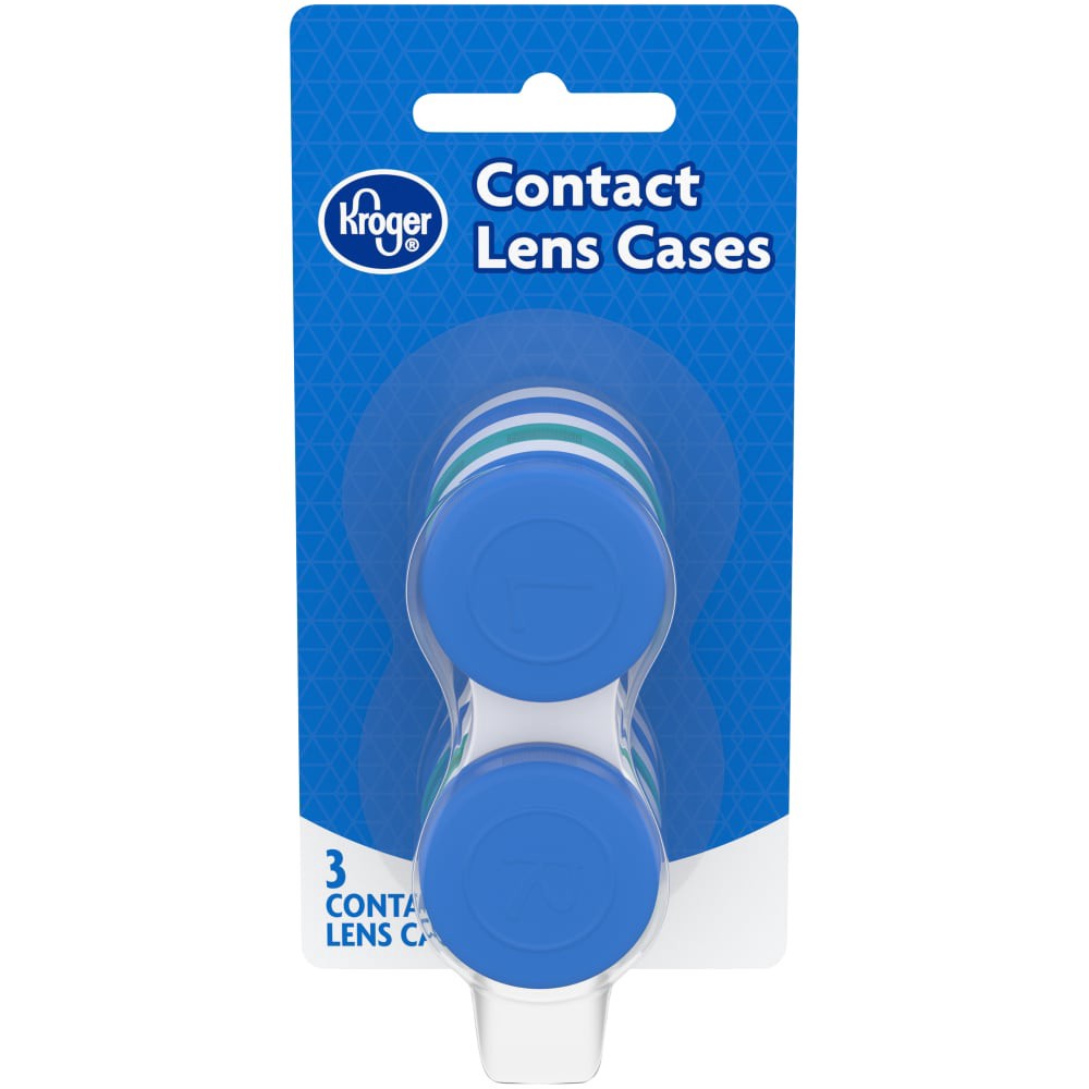 slide 2 of 2, Kroger Contact Lens Cases, 3 ct
