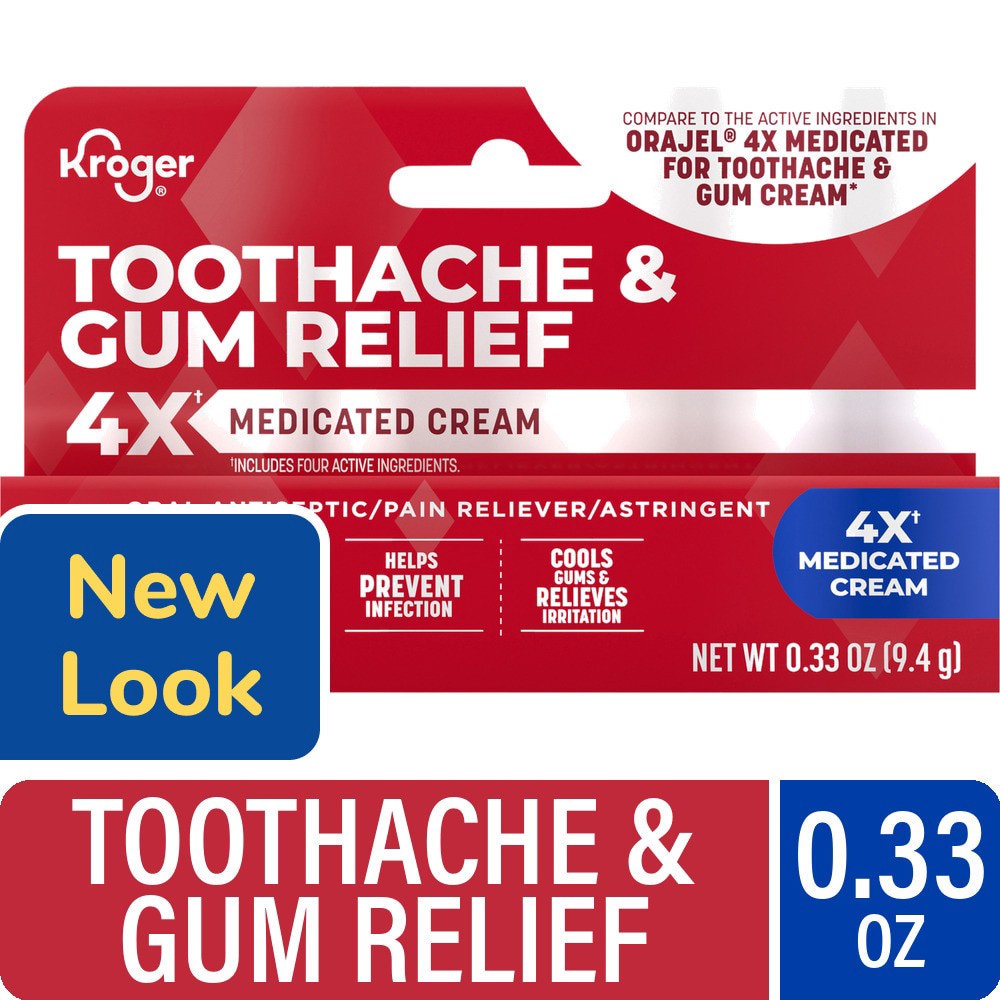 slide 2 of 4, Kroger Severe Toothache Ointment, 0.33 oz