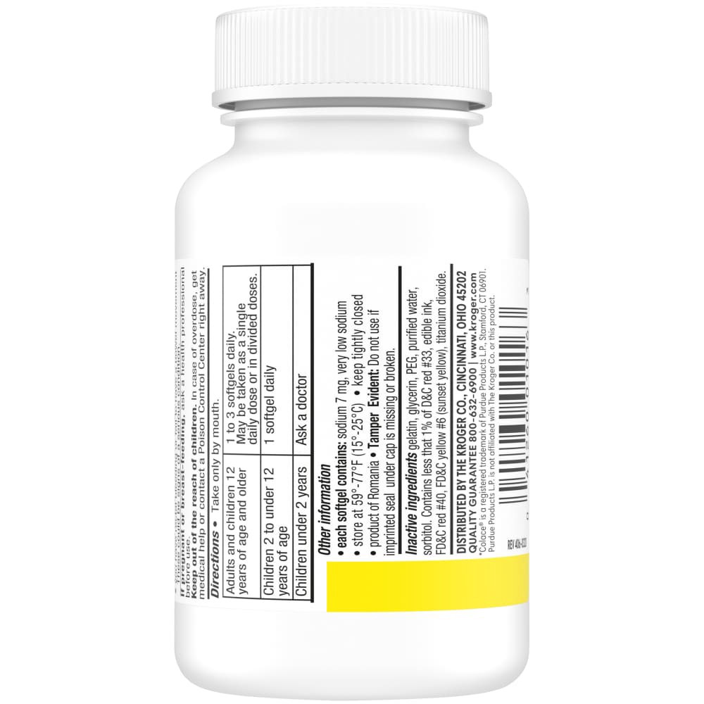 slide 6 of 6, Kroger Stool Softener Softgels 100Mg, 100 ct