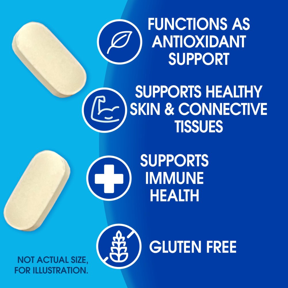 slide 3 of 4, Kroger Vitamin C Caplets 1000Mg, 100 ct