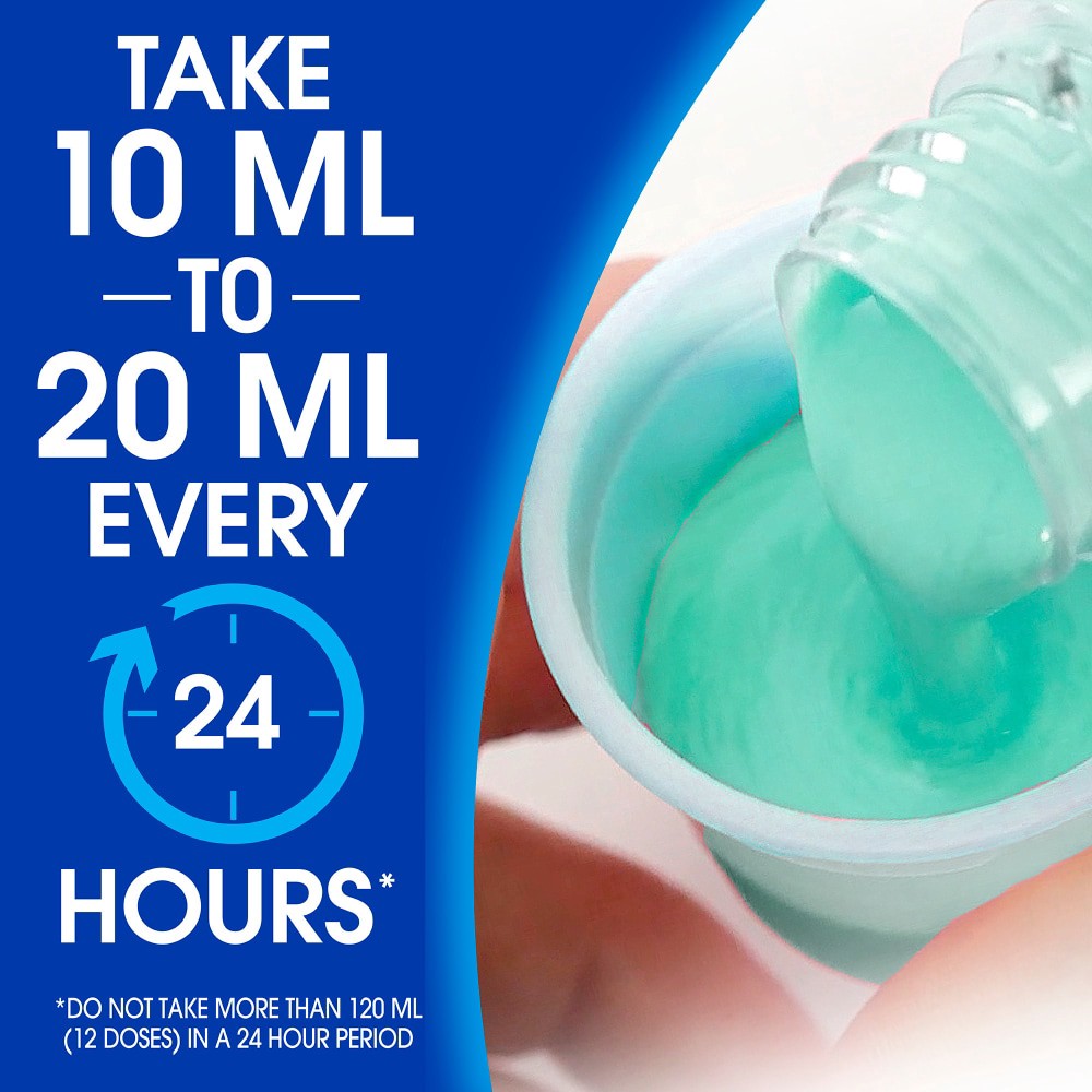 slide 3 of 5, Kroger Regular Strength Antacid And Gas Relief Liquid, 12 fl oz