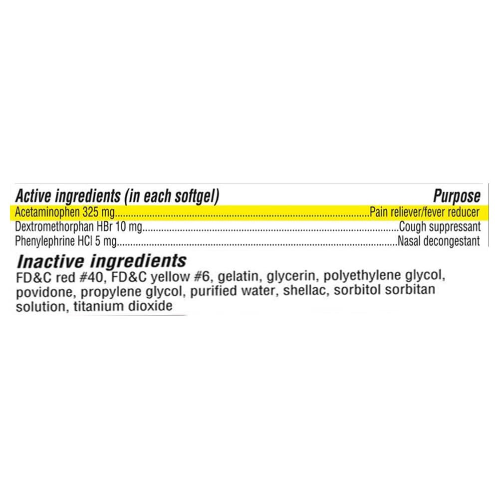 slide 2 of 3, Kroger Non-Drowsy Daytime Cold & Flu Softgels, 24 ct