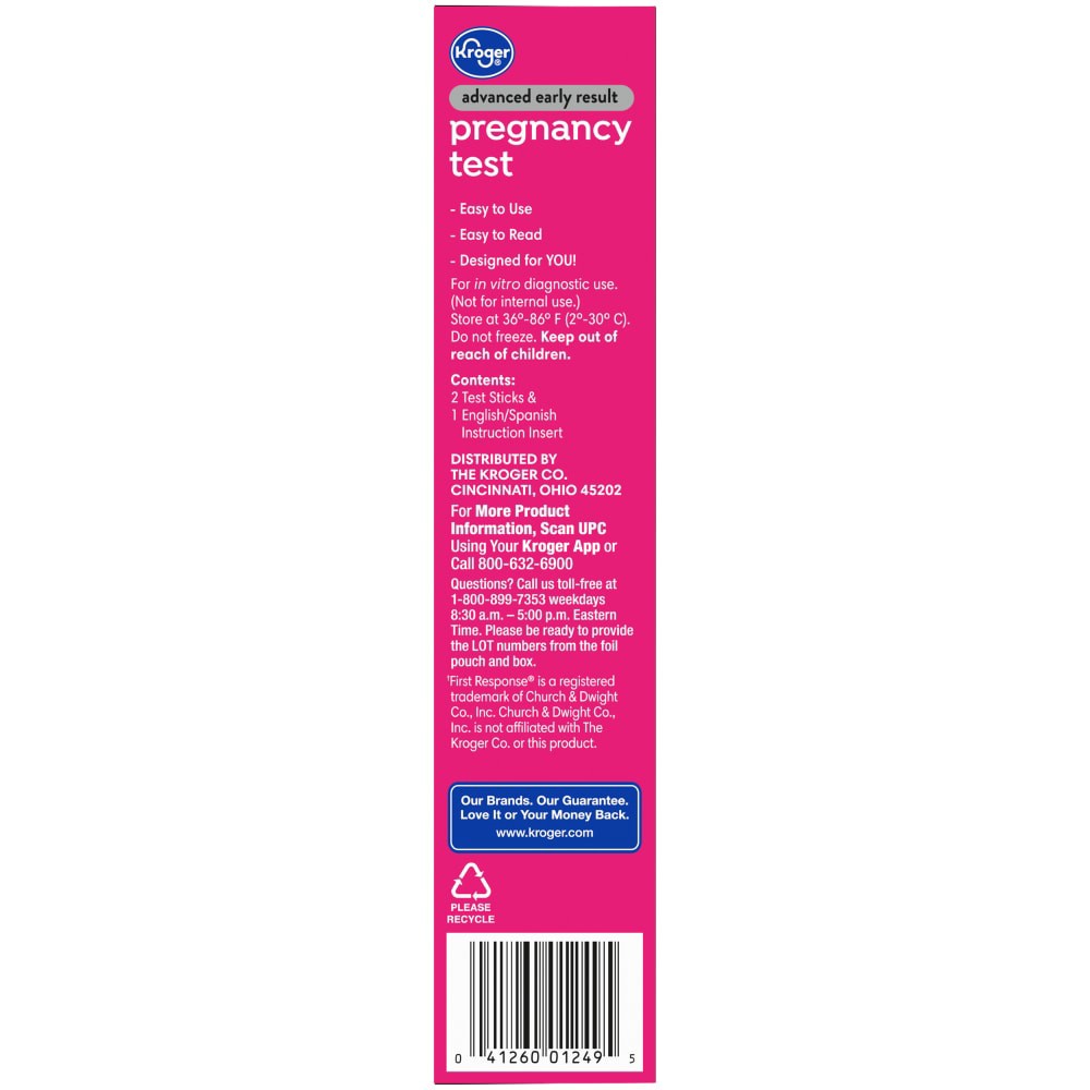 Kroger Advanced Early Result Pregnancy Test 1 ct Shipt