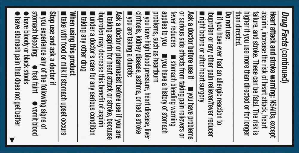 slide 6 of 6, Kroger Ibuprofen Pain Reliever/Fever Reducer Coated Tablets 200Mg, 24 ct