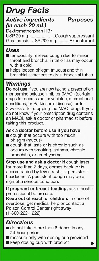 slide 3 of 4, Kroger Tussin Dm Cold & Congestion Non Drowsy Liquid Medicine, 8 fl oz