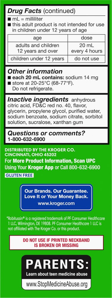 slide 4 of 4, Kroger Tussin Dm Cold & Congestion Non Drowsy Liquid Medicine, 8 fl oz