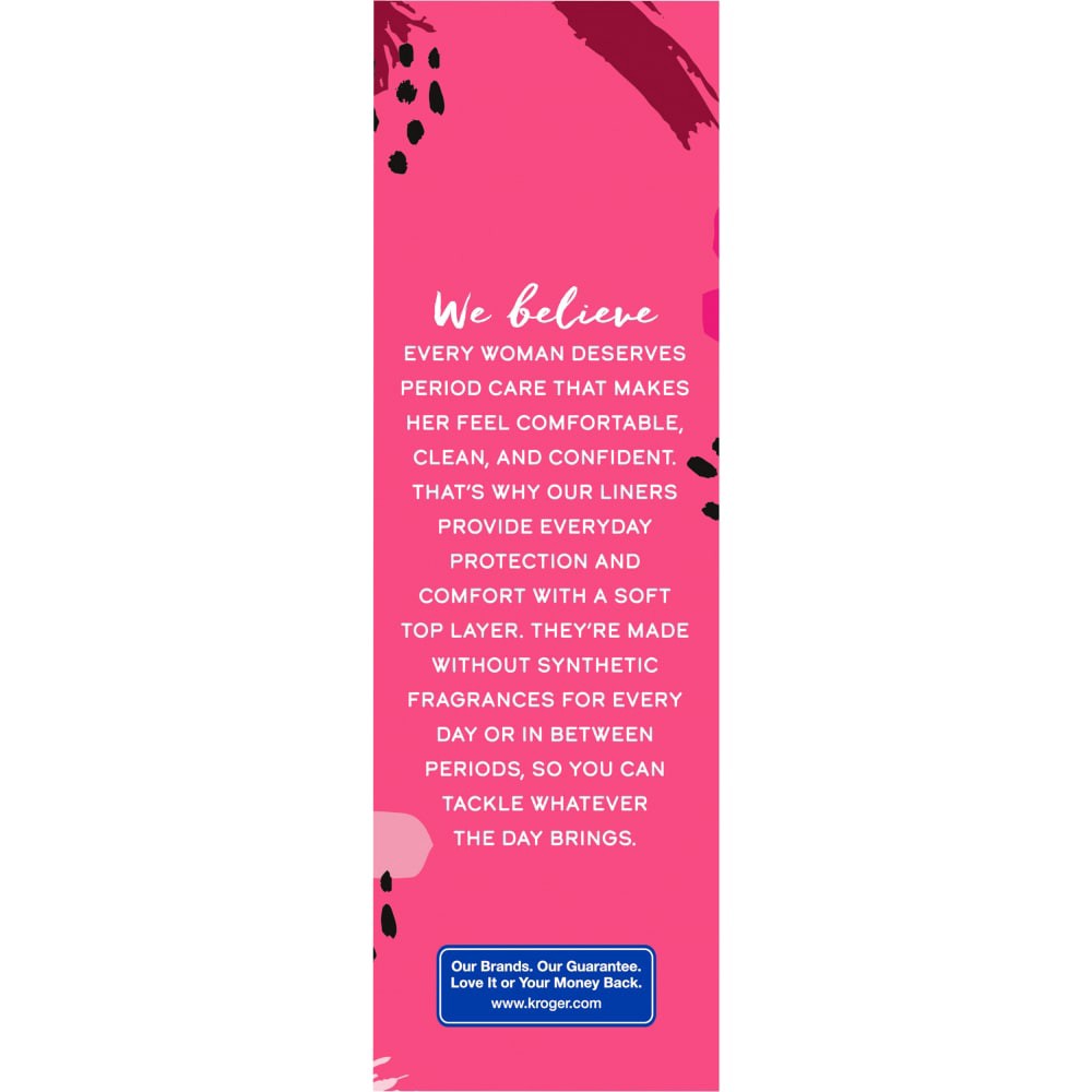 slide 3 of 6, Kroger Unscented Long Liners, 96 ct