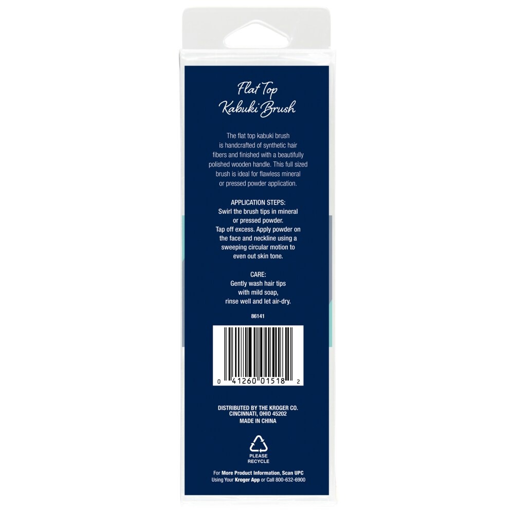 slide 2 of 2, Pretty Savvy Flat Top Kabuki Brush, 1 ct