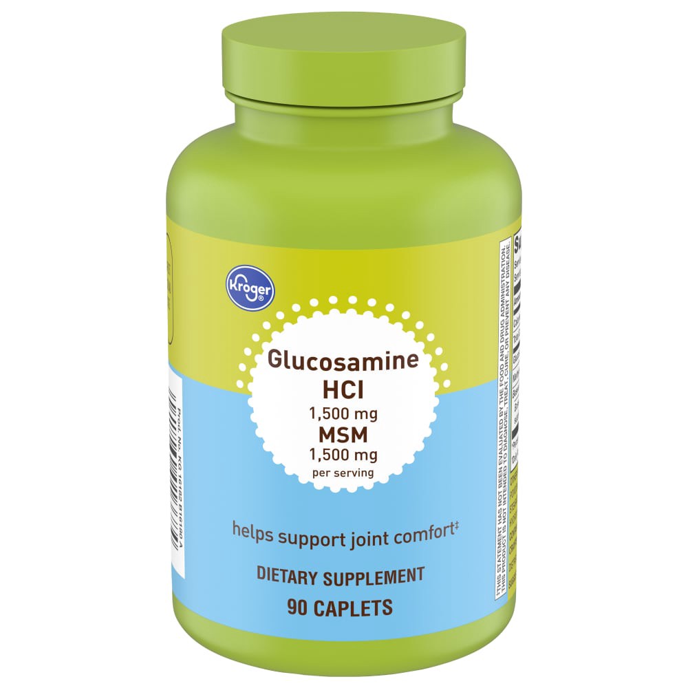 slide 3 of 3, Kroger Triple Strength Glucosamine, 90 ct