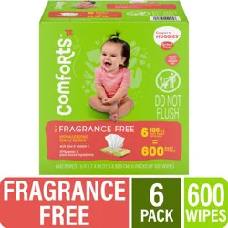 Comforts Fragrance Free Baby Wipes