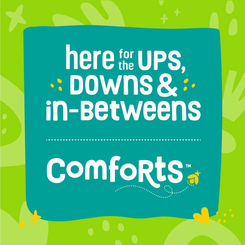 slide 3 of 5, Comforts Baby Diapers Size 2, 144 ct