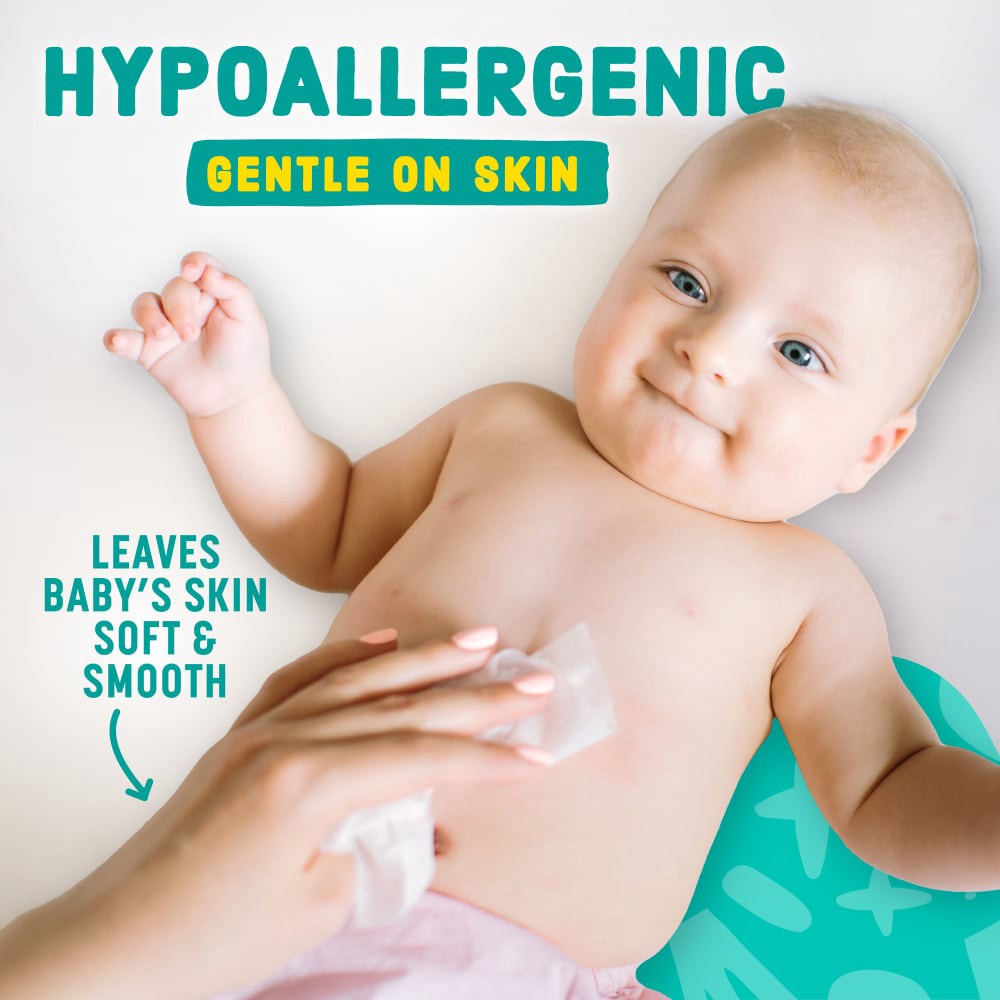 slide 4 of 5, Comforts Sensitive Baby Wipes 9X Soft Pack Box, 9 ct / 64 ct