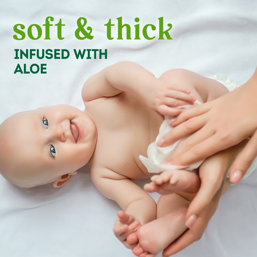 slide 5 of 5, Simple Truth Fragrance Free Baby Wipes, 4 ct / 64 ct