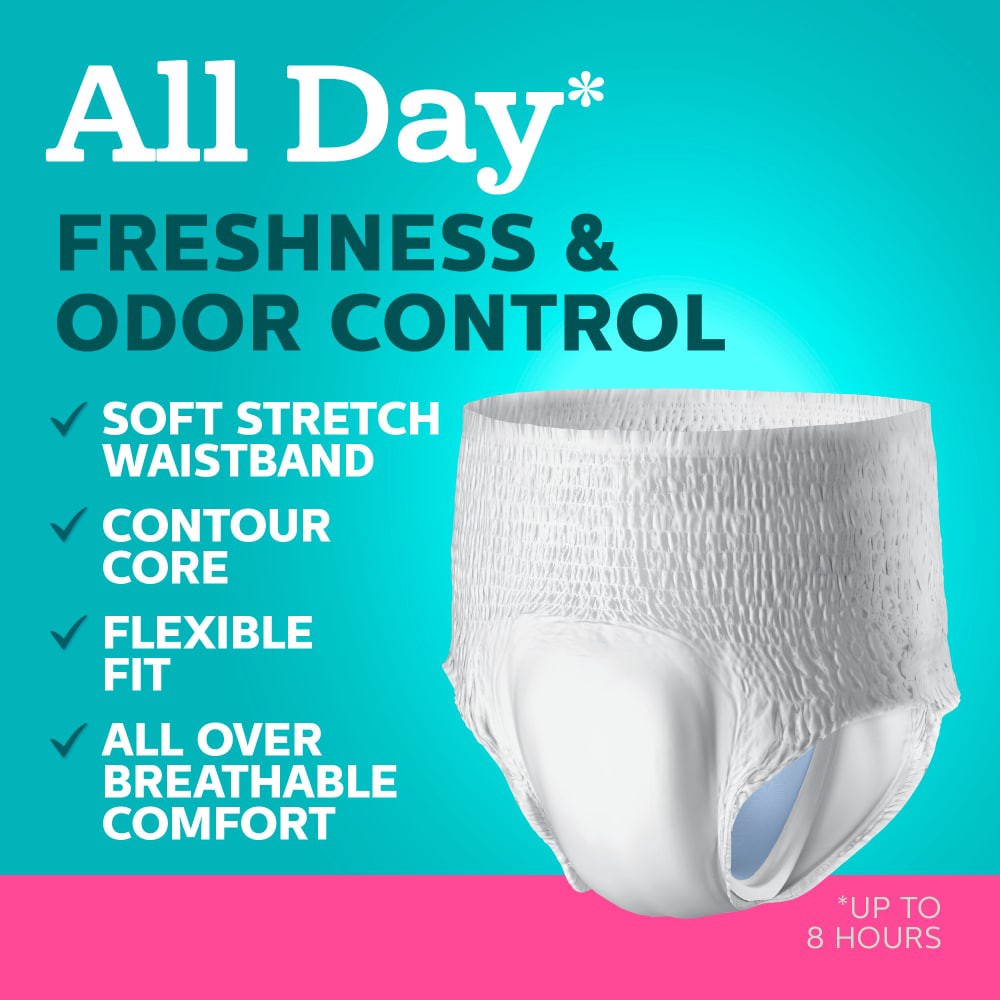 slide 3 of 5, Kroger® Women Maximum Absorbency Underwear, XL