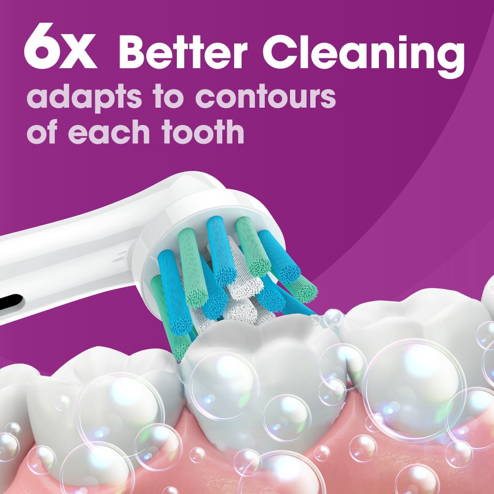 slide 5 of 5, Kroger® Advanced Cross Clean Brush Heads, 3 ct