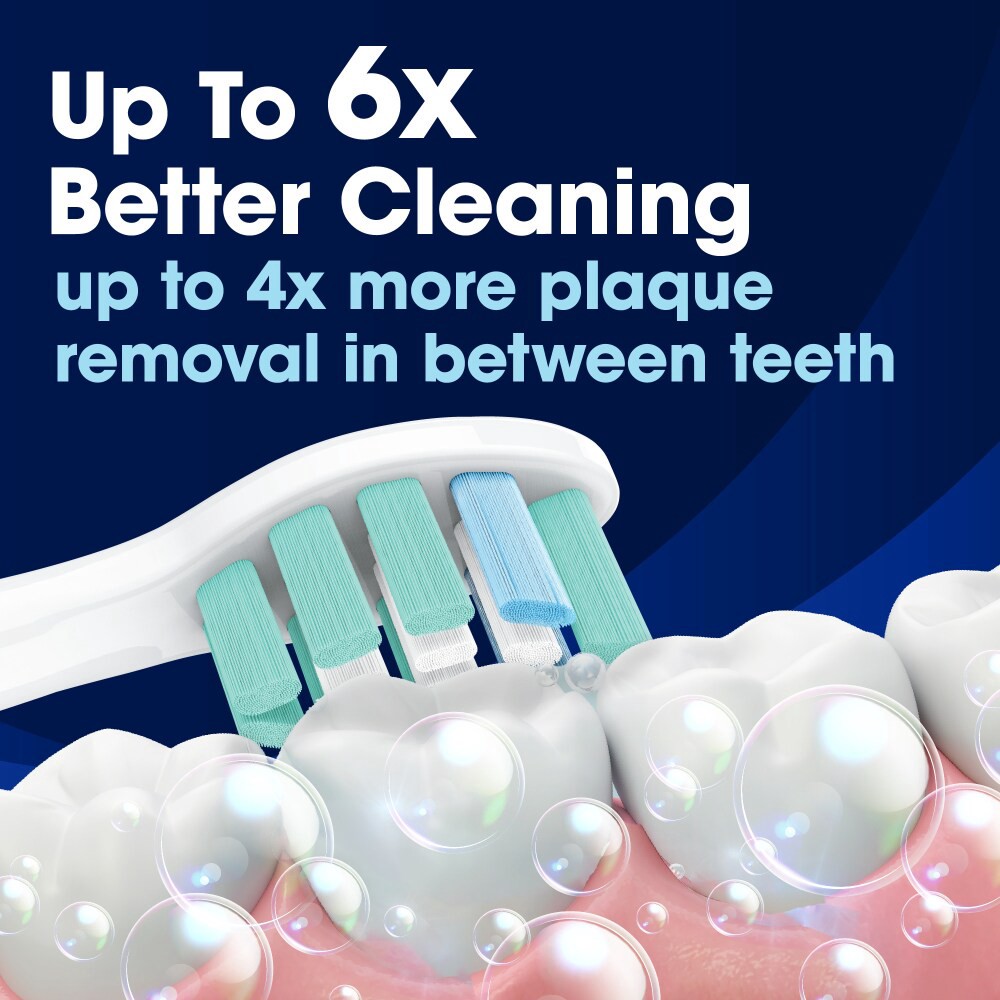 slide 3 of 5, Kroger® Sonic Advanced Plaque Removal Brush Heads, 3 ct
