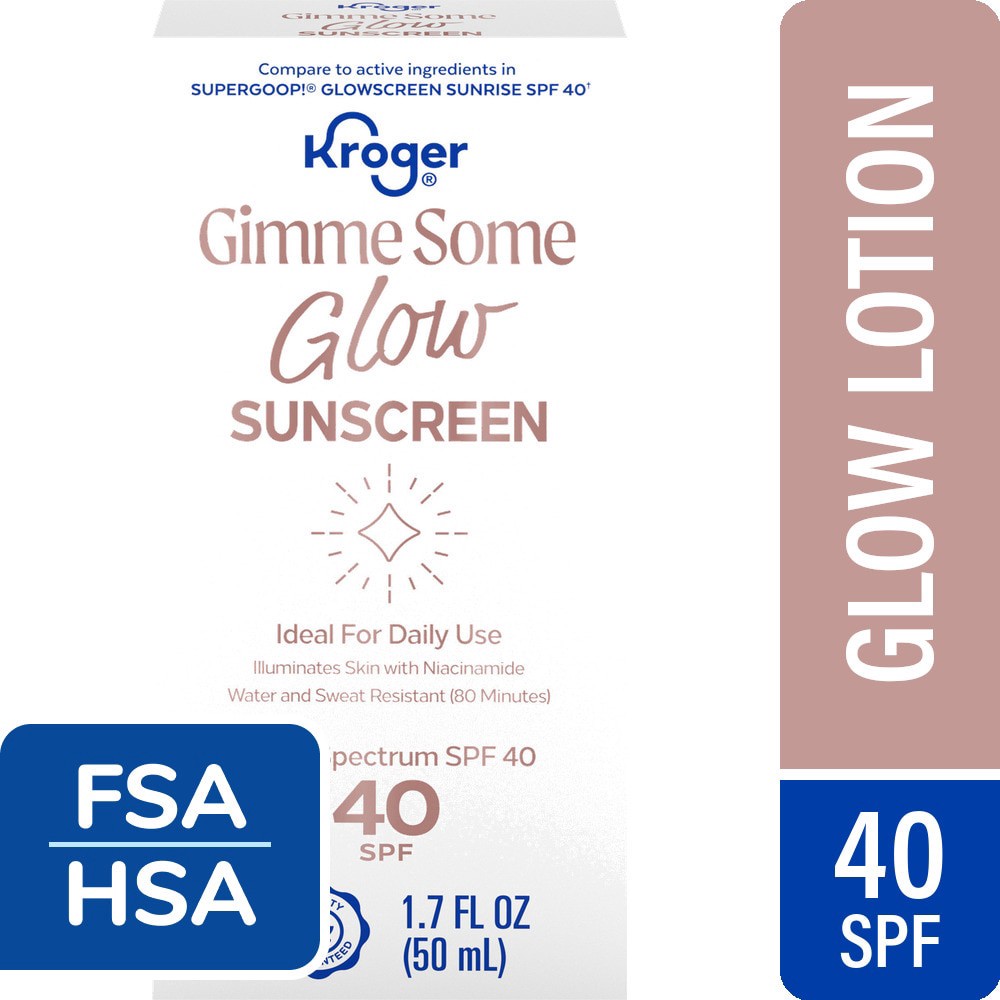 slide 4 of 6, Kroger® Shimmer Sunscreen SPF 40, 3 fl oz