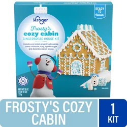 Kroger® Frosty's Cozy Cabin Gingerbread House Kit