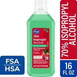 Kroger® 70% Isopropyl Alcohol First Aid Antiseptic with Wintergreen and Glycerin, 16 fl oz