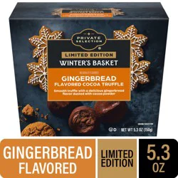 Private Selection® Winter's Basket Gingerbread Flavored Cocoa Truffle