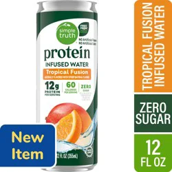 Simple Truth® Protein Tropical Fusion Flavored Infused Water, 12 fl oz