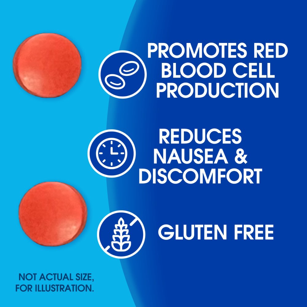 slide 2 of 3, Kroger Women's Health Slow Release Iron Tablets, 90 ct