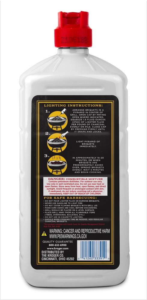 slide 3 of 3, Kroger Odorless Charcoal Lighter Fluid, 64 oz