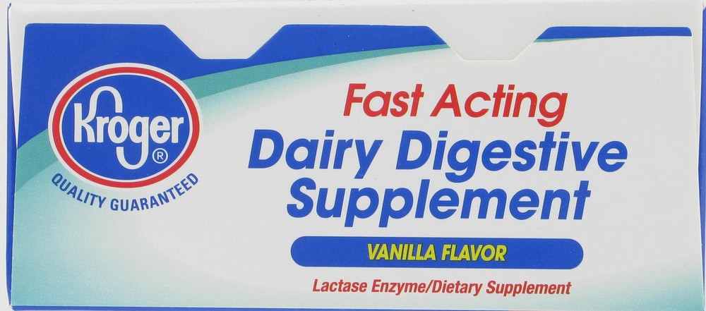 slide 2 of 5, Kroger Vanilla Flavor Dairy Relief Chewable Tablets, 32 ct