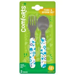 Comforts 12+ Months Fork & Spoon Set 1 ea