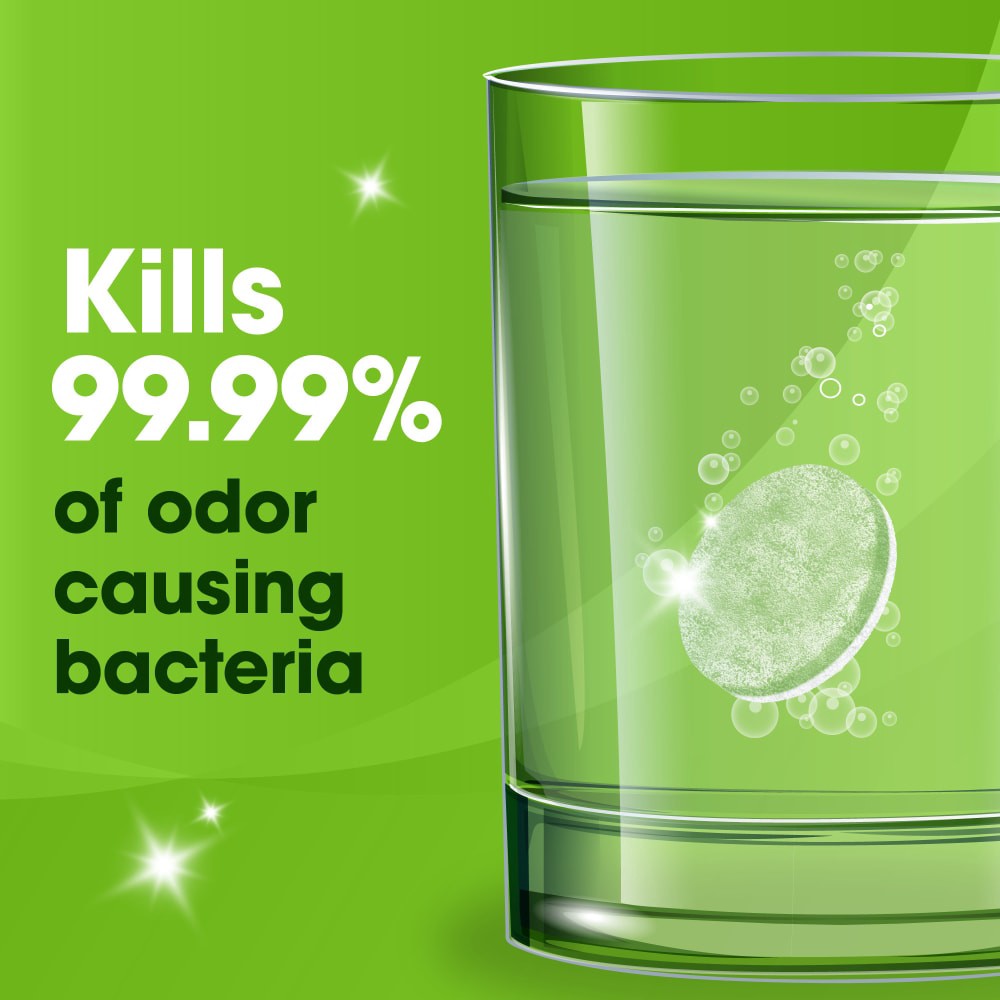 slide 2 of 5, Kroger Effervescent Dual Action Denture Cleanser Tablets, 84 ct