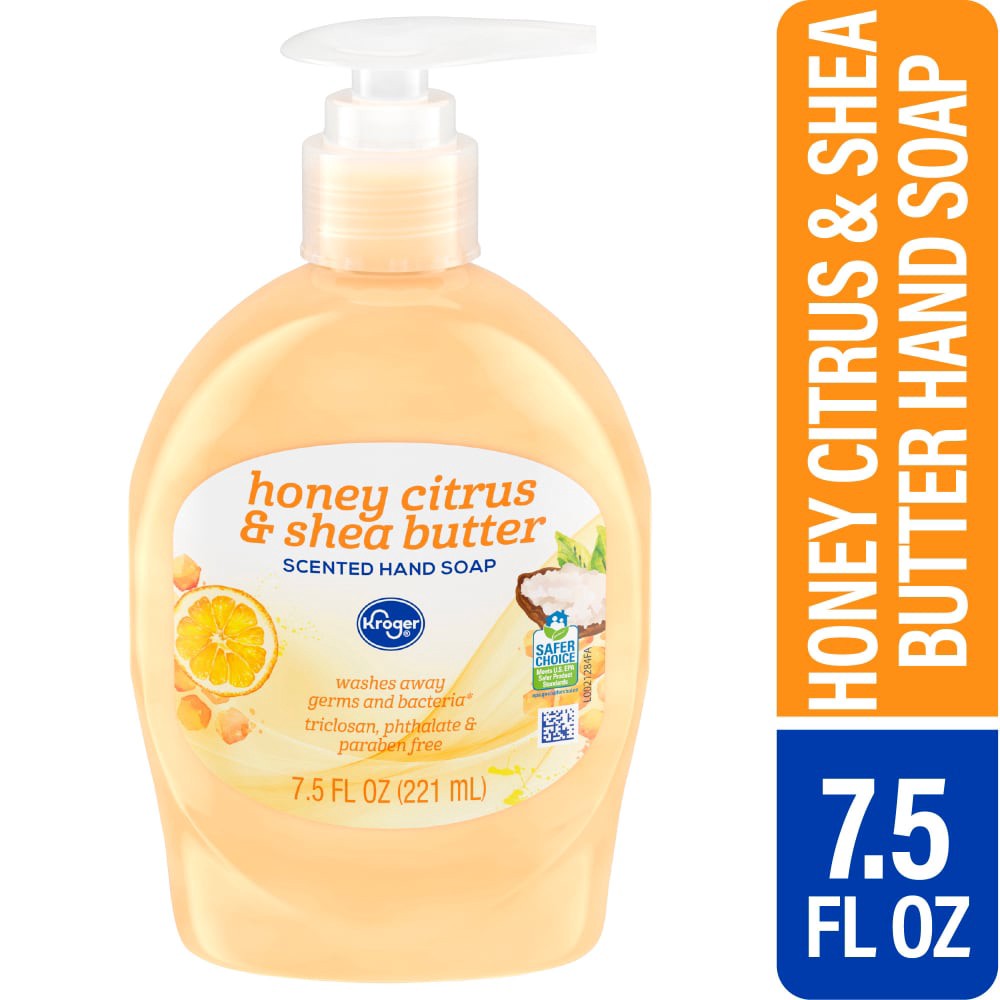 slide 2 of 4, Kroger Honey Citrus & Shea Butter Liquid Hand Soap, 7.5 fl oz